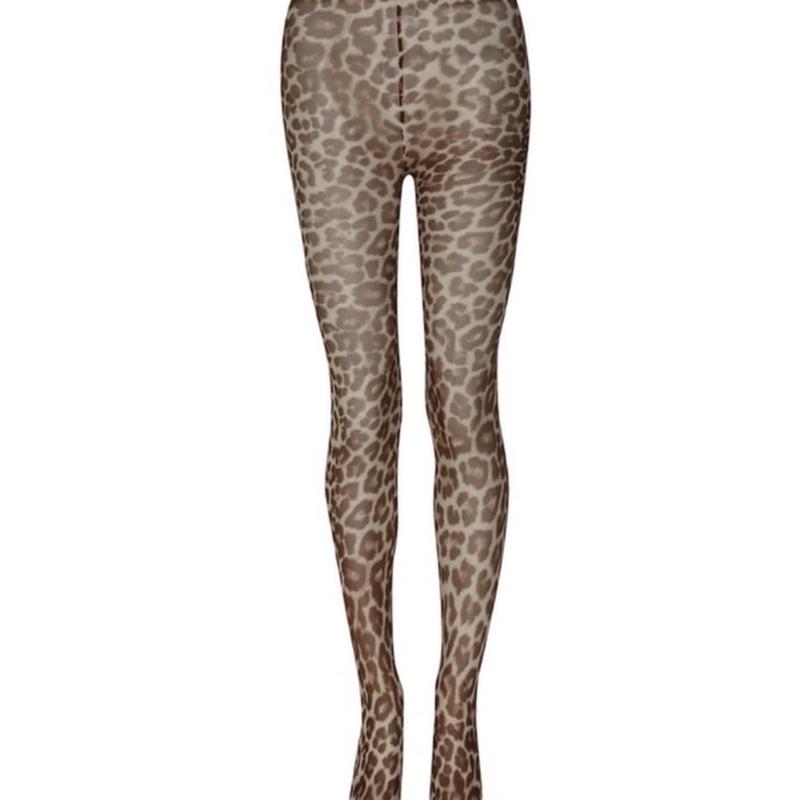 Women's Cheetah Print Tights - Perfect for Any Occasion - Bottom, Womenswear